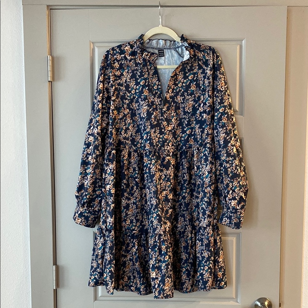 Floral Long Sleeve Dress